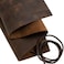 moonster Genuine Leather Sheets for Crafts, Tooling Leather Sheet 12" x 24" - Full Grain Brown Buffalo Leather Fabric, Leather Crafting Kit, Veg Tan Leather for Leather Craft with 36" Leather Cord.