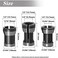 Mesee 3 Pieces Router Collet Chuck, 6mm 6. 35mm 8mm Router Bit Collet Chuck Clamping Adapter for Woodworking CNC Engraving Trimming Carving Machine Tool.