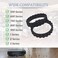 Garbage fighter iTechlife Tires for IROBOT ROOMBA Wheels Series 500, 600, 700, 800 and 900, e5, e6, i7 ,Anti-Slip, Great Adhesion and Easy Assembly, Wheel Replacement for All roomba Models.