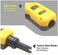 VCELINK Punch Down Tool Kit with 110 and 66 Blades, Mini Wire Stripper, Multi Function Cut and Keystone Punch Down Tool for CAT6/CAT5/CAT3 Network Cables.