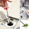 Domejo Drain Snake, Drain Clog Remover - Gutter Cleaning Tools Drain Cleaner for Toilet Sewer Shower Kitchen Bathroom Tub Clogged Drains Opener Cleaning Tool, Flexible Grabber Claw Pick Up Reacher (63