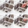 Domejo Drain Snake, Drain Clog Remover - Gutter Cleaning Tools Drain Cleaner for Toilet Sewer Shower Kitchen Bathroom Tub Clogged Drains Opener Cleaning Tool, Flexible Grabber Claw Pick Up Reacher (63