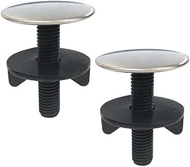 LiXiongBao 2 Pack Kitchen Sink Hole Cover Faucet Hole Cover Kitchen Sink Tap Hole Plate Stopper Cover Blanking Metal Stainless Steel Plug.