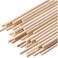 HOPELF 25PCS Dowel Rods Wood Sticks Wooden Dowel Rods - 1/4 x 6 Inch Unfinished Bamboo Sticks - for Crafts and DIYers.