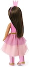 American Girl WellieWishers 14. 5-inch Ashlyn Doll with Pink Leotard, Glitter Skirt, Headband, and Boots, For Ages 4.