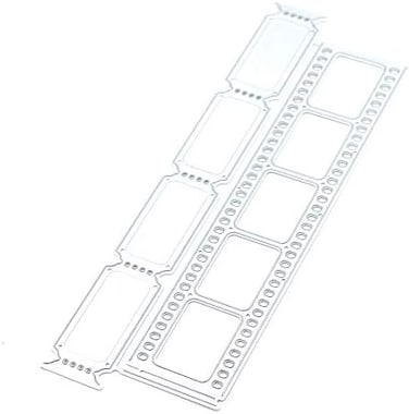 KSCRAFT Film Strip and Tickets Metal Cutting Dies Stencils for DIY Scrapbooking Decorative Embossing DIY Paper Cards.