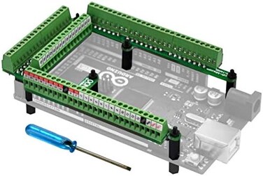 OONO Ultra-Small GPIO Terminal Block Breakout Board Module for Arduino Mega-2560.