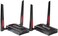 Mirabox Wireless HDMI Extender Kit Supports 1080P Full HD 656FT/200m Wireless HDMI Transmitter and Receiver with HDMI Loop-Out and IR Remote Control for DSLR Camera Projector Laptop Church Home Office