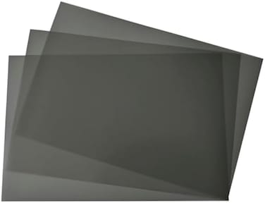 RENIAN Polarized Film Sheets 3 PCS 8. 2x5. 9in/ 21x15cm Polarizer Linear Polarizing Filter Non-Adhesive for Educational Physics Photography Lighting.