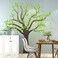 AM AMAONM Amaonm Removable Cartoon Giant Brown Tree Wall Decals DIY Leaves Wall Sticker Peel and Stick Wall Decor for Nursery Kids Girls Nursery Room Bedroom Living Room Offices Kindergarten Decoratio