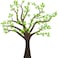 AM AMAONM Amaonm Removable Cartoon Giant Brown Tree Wall Decals DIY Leaves Wall Sticker Peel and Stick Wall Decor for Nursery Kids Girls Nursery Room Bedroom Living Room Offices Kindergarten Decoratio