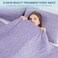 Elegear Revolutionary Cooling Blanket Throw Absorbs Heat to Keep Body Cool for Night Sweats, Arc-Chill 3. 0 Cool Fiber Q-Max0. 5 for Hot Sleepers, Lightweight Summer Cold Blankets for Sleeping, Purple