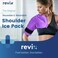 REVIX Shoulder Ice Pack Reusable Gel Ice Wrap for Shoulder Fatigue, Promotes Post-Workout Recovery, Cold Therapy Compression for Man and Women, Purple.
