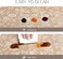 Romanstile Rectangle Vinyl Tablecloth,100% Waterproof Heavy Duty Oil Spill Proof Stain Resistant Plastic PU Table Cover with Flannel Backing for Kitchen, Dining (Rose Champagne, 52 x 70.