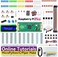 SunFounder Raspberry Pi Pico Starter Kit with 40 Projects Online Tutorials, MicroPython C Piper Make Code, One-Stop Learning Electronics and Programming for Raspberry Pi Arduino BeginnersExperts.