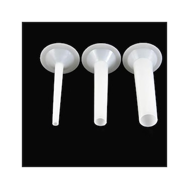 esowemsn A Set of 3pcs Plastic Sausage Stuffing Tubes Manual Sausage Stuffer Funnels for Meat Grinder Funnel Attachment Kit Food Grade Meat Grinder.