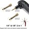 LEKATO Wireless Guitar System 2. 4GHz Rechargeable Audio Wireless Transmitter Receiver 6 Channels for Guitar Bass Electric Instruments, Stereo and Mono 1/4&rdquo;1/8&rdquo; 2 in 1 Plugs,Black(WS-60.