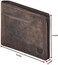 Wise Owl Accessories Real Leather Mens Bifold Wallets Original RFID Blocking Slim Minimalist Front Pocket - ThinStylish with ID Window in Gift Box (Crazy Horse, Coffee.