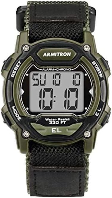 Armitron Sport Unisex Digital Chronograph Nylon Strap Watch, 45/7004.