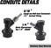 PERA Ball Lock Keg Quick Connect Keg Connector Ball Lock Fittings with Swivel Nuts 3/16&ldquo; for liquid hose 5/16&rdquo; for gas hose Used for Corny Ball Lock Keg.