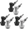 PERA Ball Lock Keg Quick Connect Keg Connector Ball Lock Fittings with Swivel Nuts 3/16&ldquo; for liquid hose 5/16&rdquo; for gas hose Used for Corny Ball Lock Keg.