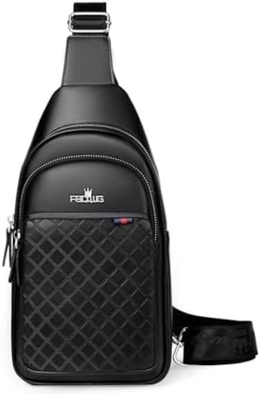 FSD.WG FSD. WG sling Backpack for Men Chest Bag Crossbody Shoulder Bags Travel Bag Purse for Men with Water Resistant.