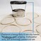 HULISEN Donut Cutter3. 5 inch Biscuit Cutter (Set of 2, with Soft Grip Handle, Bonus 2 Pcs Small Cookies Cutter - Stainless Steel Professional Baking Dough Tool Set, Gift Package.