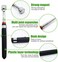 QPEY Telescopic Magnet, Magnetic Pick Up Tool 4 Pack, Magnetic Retrieval Tool, Magnet Stick (1. 5LB 3LB 10LB 15LB.