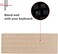 MUBUY-GOL 2 Pack Universal Korean Keyboard Stickers Transparent Background, Transparent Background with White Lettering for Computer Laptop Notebook Desktop, Replacement Computer Keyboard Stickers (Ko