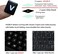MUBUY-GOL 2 Pack Universal Korean Keyboard Stickers Transparent Background, Transparent Background with White Lettering for Computer Laptop Notebook Desktop, Replacement Computer Keyboard Stickers (Ko