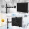 MOUNTUP Universal VESA Mount Adapter Kit, Non-VESA Monitor Mounting Adapter for 19 to 32 inch Computer Screens,VESA Bracket 75x75mm/100x100mm Compatible, Max Load 17. 6lbs, MU0045.