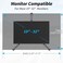 MOUNTUP Universal VESA Mount Adapter Kit, Non-VESA Monitor Mounting Adapter for 19 to 32 inch Computer Screens,VESA Bracket 75x75mm/100x100mm Compatible, Max Load 17. 6lbs, MU0045.
