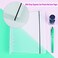 K-Musculo A5 6 Ring Binder Cover with Snap Button Closure Loose Leaf Folders Notebook Shell Protector for 6 Hole Planner Pages Refill Insert (Translucent Plastic.