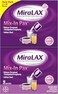 MiraLAX Laxative Powder for Gentle Constipation Relief Single Dose Packets, 40 Count (2 x 20 Doses.