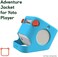 Yoto Player Adventure Jacket in Sky Blue &ndash; Protective Sleeve Case Carrier for Kids Yoto Player, Silicone Skin Cover with Easy-to-Carry Handle, Accessory Gift for Children Boys Girls.
