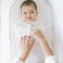 Happiest Baby SNOO Sleep Sack - 100% Organic Cotton Baby Swaddle Blanket - Doctor Designed Promotes Healthy Hip Development (White, Medium.