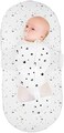 Happiest Baby SNOO Sleep Sack - 100% Organic Cotton Baby Swaddle Blanket - Doctor Designed Promotes Healthy Hip Development (Ivory Planets, Medium.