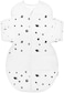 Happiest Baby SNOO Sleep Sack - 100% Organic Cotton Baby Swaddle Blanket - Doctor Designed Promotes Healthy Hip Development (Ivory Planets, Medium.