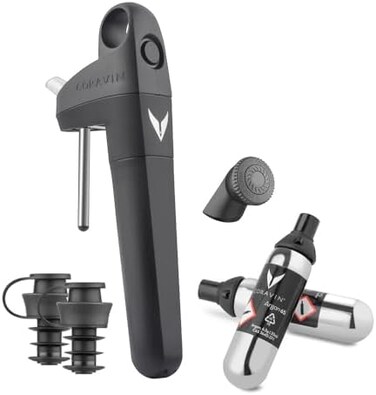 Coravin Pivot Plus Wine Preservation System- Black.