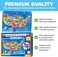 Momo &amp; Nashi MomoNashi United States Puzzle For Kids - 70 Piece USa Map 50 With Capitals Childrens Jigsaw Geography Puzzles Ages 4-8, 5, 6, 7, 8-10 Year Olds US Learning.