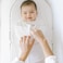 Happiest Baby SNOO Sleep Sack - 100% Organic Cotton Baby Swaddle Blanket - Doctor Designed Promotes Healthy Hip Development (White, Small.