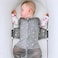 Happiest Baby SNOO Sleep Sack - 100% Organic Cotton Baby Swaddle Blanket - Doctor Designed Promotes Healthy Hip Development (Graphite Planets, Small.
