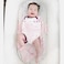 Happiest Baby SNOO Sleep Sack - 100% Organic Cotton Baby Swaddle Blanket - Doctor Designed Promotes Healthy Hip Development (Rose Planets, Large.