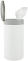 Spectrum Diversified Decorative Refillable Wet Dispenser for Household, Stylish Holder for Cleaning Wipes, White.