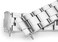 MiLTAT 20mm Super-O Watch Band compatible with Seiko 62Mas SPB143 SPB149 SBDC101 V-Clasp Brushed.