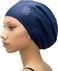 SOUL CAP Large Swimming Cap for Long Hair - Designed for Long Hair, Dreadlocks, Weaves, Hair Extensions, Braids, CurlsAfros - WomenMen - Silicone (M, Navy.