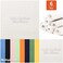 BERYA 6 Pcs Linen Needlework Fabric, Square Embroidery Fabric 9 Colors Stitch Cloth for Garment Crafts and Decoration Embroidery Project.