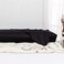Leeden Cotton Body Pillow Cover, 800 Thread Count, Ultra Soft and Breathable Body Pillowcase for Adults Pregnant Women, Envelope Closure, 21"x 54" Long Pillow Case (Black,21"x 54".