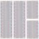 BOJACK 3 Values 130 Pcs Solderless Breadboard 4 Pcs MB-102 830 Tie Points400 Tie Points126 Pcs Flexible Breadboard Jumper Wires.