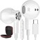 iMangoo USB C Headphones, Type C Earphones for Samsung Galaxy S20 S21 S22 S23 S24 FE Ultra Apple iPhone 15 Pro Max iPad Magnetic Wired Earbuds Microphone for Android Google Pixel 8 8A 7 7A 6A 6 OnePlu